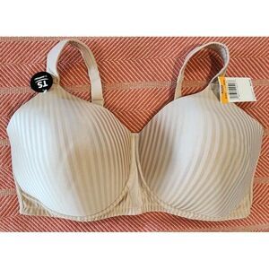 Playtex‎ Secrets WIREFREE Smoothing Bra 42DD NWT Tan Beige